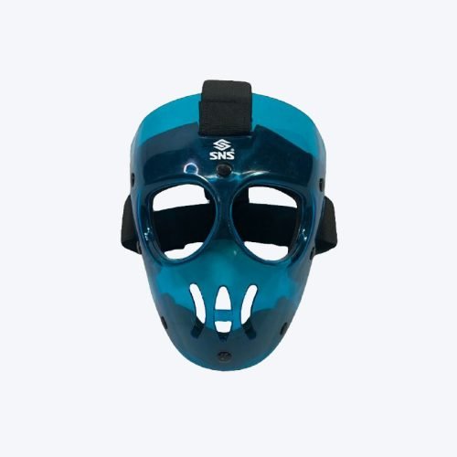 Sports Dynamix | SNS Transparent Colour Hockey Face Mask | Youth / Senior - Transparent Colour: Blue