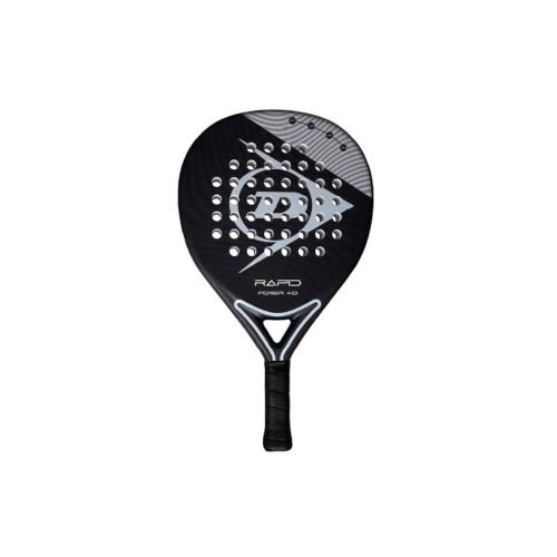 Sports Dynamix | Dunlop Rapid Power Padel Ball Racket (Bat) - Black/ Grey